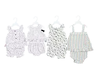 2Pcs Woven Gauze Dress Set